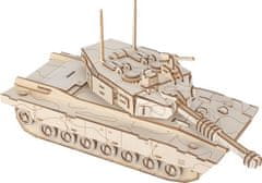 Woodcraft Drevené 3D puzzle Tank M1 Abrams