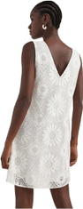 Desigual  Dámske šaty HAMBURGO biele Biela Šaty L