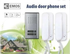 EMOS Súprava audiovrátnika EMOS H1086, 2 účastníci