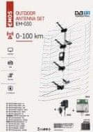 EMOS Vonkajšia anténa EMOS EM-030, 0-100 km DVB-T2