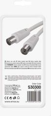 EMOS Anténní koaxiální kabel stíněný 3,5m – rovné vidlice