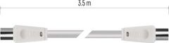 EMOS Anténní koaxiální kabel stíněný 3,5m – rovné vidlice