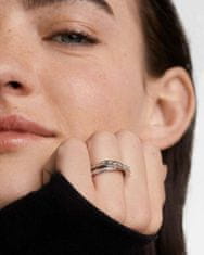 PDPAOLA Trblietavý strieborný prsteň so zirkónmi Olivia Essentials AN02-A10 (Obvod 58 mm)