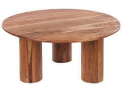 Beliani Konferenčný stolík zo svetlého akáciového dreva COLINA