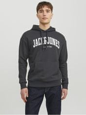 Jack&Jones Pánska mikina JJEJOSH Relaxed Fit 12236513 Black (Veľkosť M)