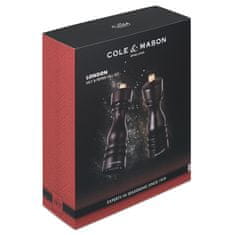 Cole Mason Súprava mlynčekov na soľ a korenie London Chocolate Wood 18 cm