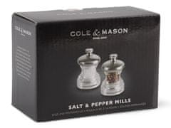 Cole Mason Súprava mlynčekov na soľ a korenie Button