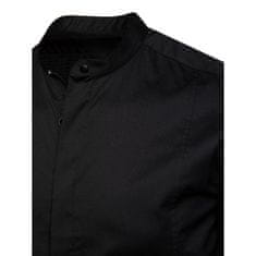 Dstreet Pánska košeľa VIZ čierna dx2522 S