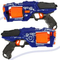 KIK Ikonka Pištoľ na penové šípky Blaze Storm + 20 šípok modrá