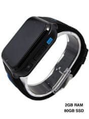 Klarion Detské čierno-modré 4G smart hodinky H1-2024 80GB s GPS a bezkonkurenčnou výdržou batérie