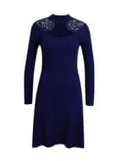 Orsay Tmavomodré dámske úpletové šaty M