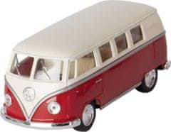 Kinsmart Volkswagen Bus klasik KT5060 (1962) na spätné natiahnutie - červený