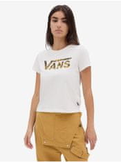 Vans Biele dámske tričko VANS Warped Floral XS