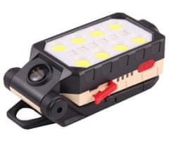 Kaxl Svietidlo nabíjacie pracovné COB LED, 2,2 Ah, magnet, USB ZD91