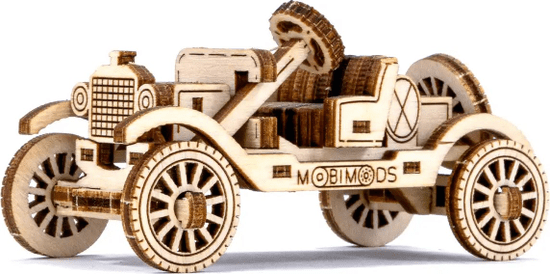 Wooden city 3D puzzle Superfast Retro Ride 2