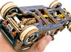 Wooden city 3D puzzle Automobil Hot Rod Limitovaná edícia 142 dielov