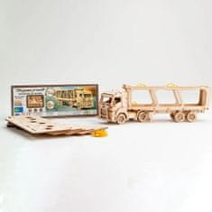 Wooden city 3D puzzle Superfast Car Carrier Truck