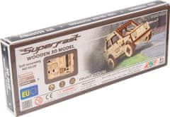 Wooden city 3D puzzle Superfast Rally Car 3