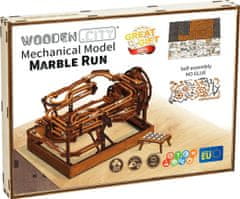 Wooden city 3D drevené puzzle Guľôčková dráha 265 dielikov