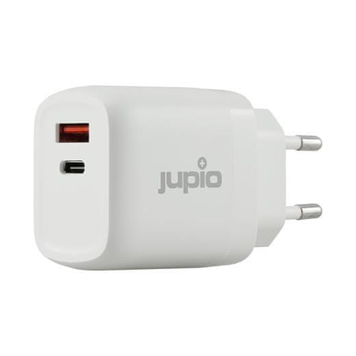 Jupio Adaptér Dual USB GaN Charger 30W - zásuvka/USB + USB-C