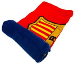 FAN SHOP SLOVAKIA Fleecová deka FC Barcelona, modro-červená, 110x150