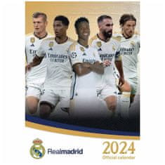 FAN SHOP SLOVAKIA Nástenný Kalendár 2024 Real Madrid FC, A3