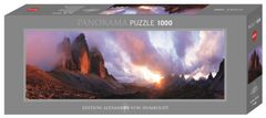 Heye Panoramatické puzzle Tre Cime, Dolomity, Taliansko 1000 dielikov