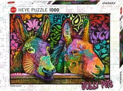 Heye Puzzle Jolly Pets: Oslie láska 1000 dielikov