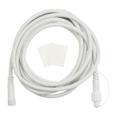 Xmas King XmasKing Predlžovací kábel pre LED vianočné osvetlenie PROFI 2-pin, biela 5m