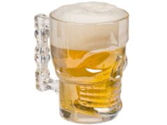 OOTB Sklenený pohár na pivo Lebka