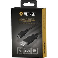 Yenkee Mini USB kabel YCU 010 BK USB A / miniUSB 1,5m