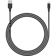 Yenkee USB kabel YCU 615 BK SILIC MFi - USB A /1,5m