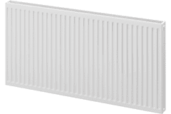 Mexen , Panelový radiátor Mexen C21 400 x 400 mm, bočné pripojenie, 371 W, biely - W421-040-040-00
