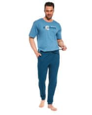 Cornette Pánske pyžamo, svetlo modrá, XL