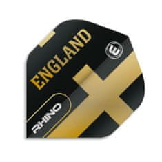 Winmau Letky Rhino Black & Gold Flag - England W6905.200