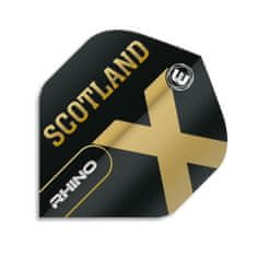 Winmau Letky Rhino Black & Gold Flag - Scotland W6905.202