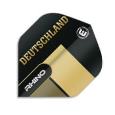 Winmau Letky Rhino Black & Gold Flag - Deutschland W6905.206