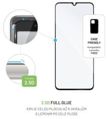 FIXED Ochranné tvrdené sklo Full-Cover pre Samsung Galaxy A05s, lepenie cez celý displej, čierne (FIXGFA-1233-BK)