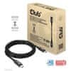 Kábel USB4 Gen3x2 Typ C 8K60Hz UHD Power Delivery 240W, (M/M), 300cm (CAC-1579)