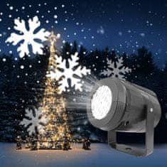 PAPA Vianočné svetlá - Vianoční LED Projektor pre Vonkajšie a Vnútorné použitie - Vianočné svetlá, vonkajšie svetlá
