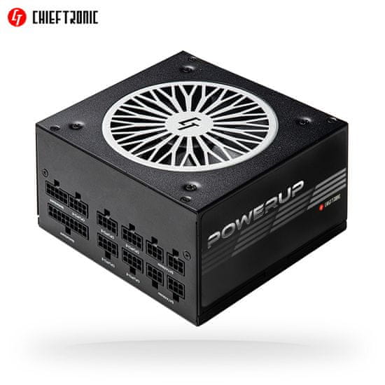 Chieftec PC zdroj Chieftec PowerUP GPX-850FC, 850W ATX,80PLUS gold,cable-mgt,retail