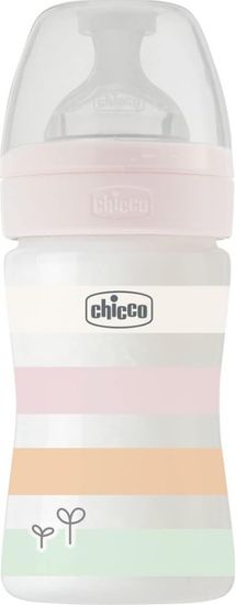 Chicco Fľaša dojčenská Well-being silikón 150 ml