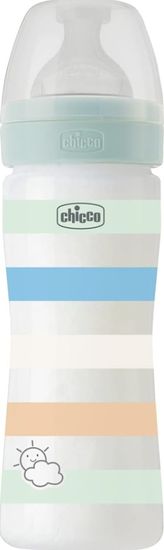 Chicco Fľaša dojčenská Well-being silikón 250 ml