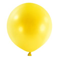Amscan Guľaté balóny žlté 4ks 61cm