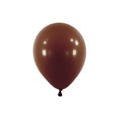 Amscan Balóny čokoládovo hnedé 12cm 100ks
