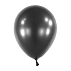 Amscan Balóny čierne perleťové 27,5cm 50ks