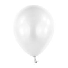 Amscan Balóny snehovo biele perleťové 27,5cm 50ks