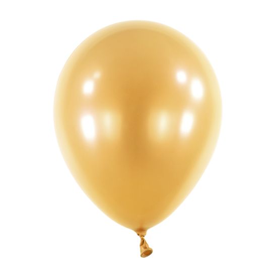 Amscan Balóny zlaté perleťové 27,5cm 50ks