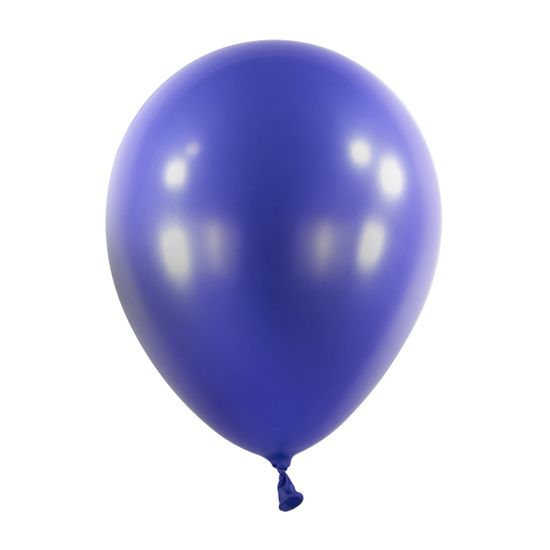 Amscan Balóny tmavomodré metalické 27,5cm 50ks