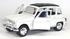 Welly Autíčko na spätné natiahnutie Renault 4 biely